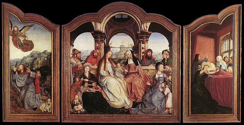 Quentin Matsys St Anne Altarpiece Germany oil painting art